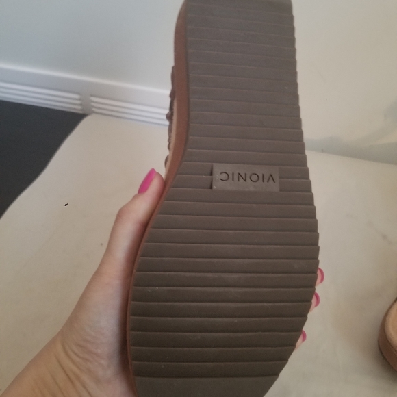 New Vionic Tropical Kayan Backstrap Sandals - Toffee sz 9.5 - Picture 3 of 3